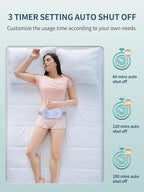 Slimpal Period Heating Pad for Cramps, FSA HSA Eligible, Portable Heat Pad for Menstrual Cramp Relief, Electric Cordless Heating Belt, 3 Timer Auto Off Setting, Gifts for Her Women Girl Wife, Purple