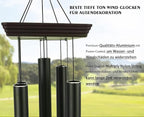 ASTARIN Large Wind Chimes Outdoor 48 Inch Sympathy Wind Chime with 5 Heavy Aluminum Tubes Tuned Soothing Melody, Memorial Wind Chimes for Outside Decoration (Patio, Garden, Yard)