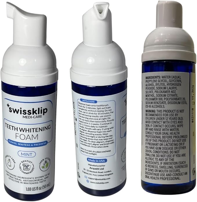 Swissklip Teeth Whitening Foam Toothpaste Also a Teeth Whitener in The Market I We Offer Best Teeth Whitening Products for Professional Teeth Whitening Kit (3)