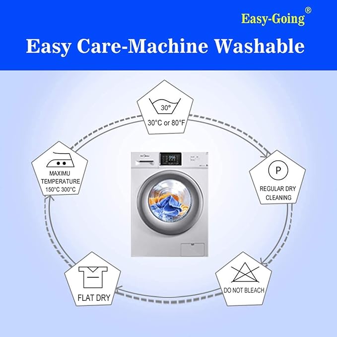 Easy-Going Blackout Curtains for Bedroom, Solid Thermal Insulated Grommet and Noise Reduction Window Drapes, Room Darkening Curtains for Living Room, 2 Panels(42x63 in, Bluestone)