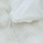 RYNGHIPY Faux Fur Throw Blanket Double Sided Thick and Warm Plush Fluffy Faux Rabbit Fur Decoration for Couch Sofa Chair and Bed Cream Winter Blanket (Ivory, 63''x79'')