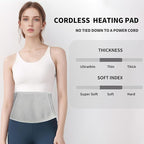 Heated Waist Belt, Heating Pad for Low Back and Belly, Holiday Gift,Women’s Cordless Heating Belt for Period Cramps - Rechargeable & Slim Design