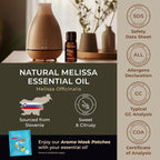 Gya Labs Melissa Essential Oil - 0.34 Fl Oz - 100% Pure Natural Melissa Oil for Candle Making Scent