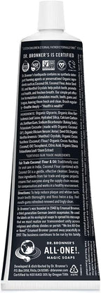 Dr. Bronner’s - All-One Toothpaste (Anise, 5 Ounce, 3-Pack) - 70% Organic Ingredients, Natural and Effective, Fluoride-Free, SLS-Free, Helps Freshen Breath, Reduce Plaque, Whiten Teeth, Vegan