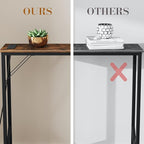 31.5‘’ Console Table, Skinny Entryway Table with Fast-Charging Station, Narrow Long Sofa Table, Behind Slim Couch Table for Entrance, Hallway, Living Room Decor ST-BR80-1
