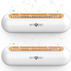 Chemical-Free Shoe Deodorizer for Sneaker, Boot, All Footwear, Rechargeable & Long-Lasting Shoe Freshener 2-Pack, Ozone Technology Shoe Odor Elimination, Durable Shoe Smell Remover