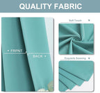 ChrisDowa Blackout Curtains 90 inches Long for Bedroom - 2 Panels Set Grommet Thermal Insulated Room Darkening Curtains for Living Room (Aqua, 52 x 90 Inch)