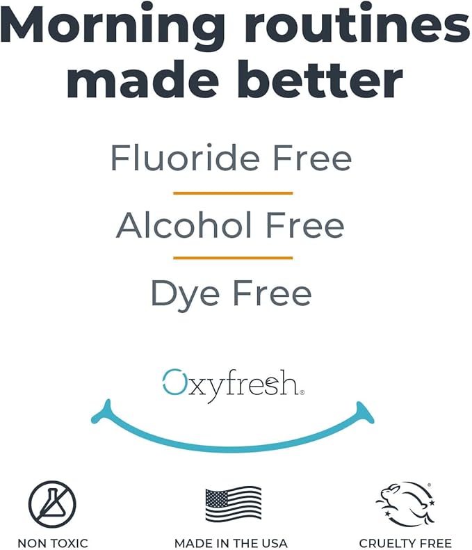 Oxyfresh Premium Pro Formula Fresh Mint Mouthwash – Patented Zinc Mouthrinse for All Day Fresh Breath & Healthy Gums – Refreshing & Alcohol Free Mouthwash | 16oz