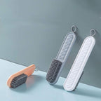 Cleaning Brush Soft Bristle Brush Laundry Scrub Brush Clothes Underwear Shoes Scrubbing Brush, Easy to Grip Household Cleaning Brushes Tool for Countertops Bathtubs (White)