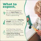 Happy Tooth Hydroxyapatite Toothpaste, Fluoride Free, Natural Whitening for Kids, Toddlers and Adults, SLS Free, Enamel Safe, Dentist Formulated with Clean Ingredients, Fresh Mint Flavor, 3.4oz