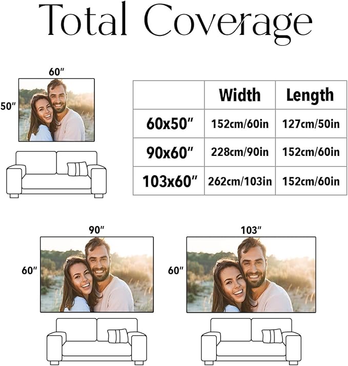 Personalized Custom Tapestry - Ships Next Business Day, Made in USA - Upload Your Own Image for a Unique Wall Hanging Backdrop, Perfect for Home & Living Room Decor, Bedroom Wall Art (50x60)