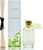LOVSPA Reed Diffuser Set, Sparkling Citrus Scented Oil Diffuser with Sticks, Home Fragrance Accessories for Bathroom Shelf Decor, Aroma Diffusers for Home or Office Desk, USA Made