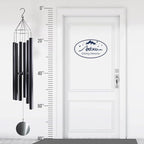 ASTARIN 78 Inch Wind Chimes for Outside with 6 Tubes Tuned Relaxing Melody, Extra Large Wind Chimes Outdoor Deep Tone for Patio, Backyard, Garden, and Outdoor Decor,Black