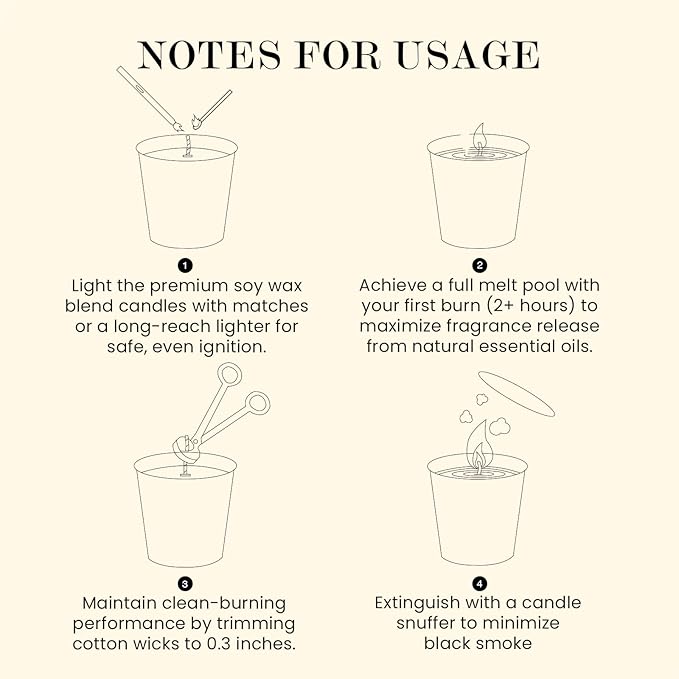 M&SENSE Natural Soy Candle| Vanilla Sandalwood | 8.82 oz, 50H Burn | Minimalist Scented Candle for Relaxation, Gifting, Home Décor | for Bedroom, Office, Party Medium