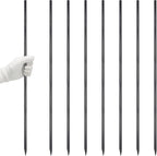 VVOKGO Rebar Stakes 48 Inch 8-Pack Concrete Form Stakes Heavy Duty Straight Ground Anchors, 3/8" Diameter Metal Steel Spikes with Chisel Point End for Plant Support, Garden Border,Landscape Edging