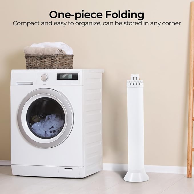 4-Legged Clothes Drying Rack Foldable,Octopus-Shaped Portable Laundry Drying Rack,Outdoor and Indoor Collapsible Drying Rack with 4 Pulleys,2 Tier