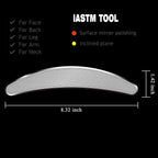 BYYDDIY 3 in 1 Stainless Steel Muscle Scraper Tools Set,Scraping Massage Tools for Physical Therapy,Derma Edge & GuaSha Massage Scraper Tool,IASTM Tools,Guasha Tool for Body
