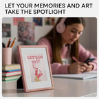 Homeforia Rose Gold 5x7 Picture Frame, High End Metal 5 x 7 Frames with Mat 4 x 6 for Print, 5by7 Desk Frame Matted to 4x6 inch Photo, 5 by 7 Wall or Tabletop Frame, Tempered Glass, Wall Kit, Set of 1