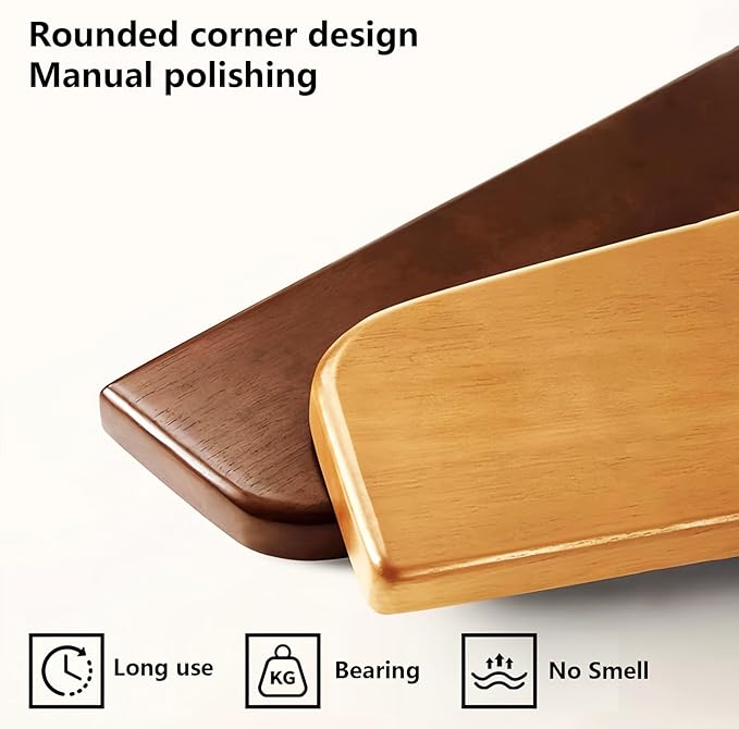 Wall Mounted Piano Key Hanger | Flip Style Hook | Entrance Wall Art Hook, Made of Oak Wood (3 Times Painted, 4 Times Polished) (Tray Walnut, 4Hooks)