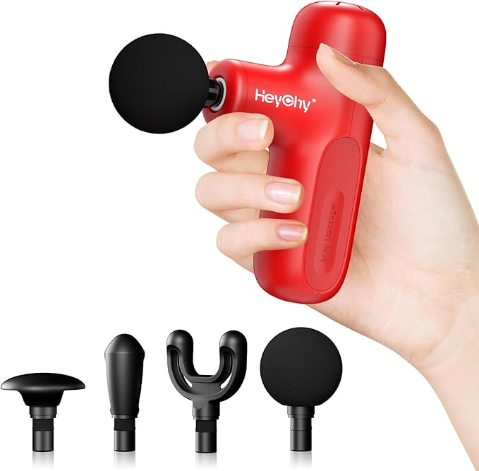 Super Mini Massage Gun, Deep Tissue Massager, Compact Travel Massage Gun, Full Body Recovery and Relief for Outdoors, USB Charging,5 Speeds, 2025 Gifts for Man&Women