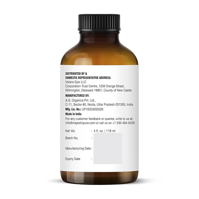 Majestic Pure Lavender Essential Oil with Glass Dropper - 4 Fl Oz Pack of 2-100% Pure and Natural Lavender Oil - Premium Grade Essential Oils for Diffuser, Aromatherapy, Soap and Candle Making