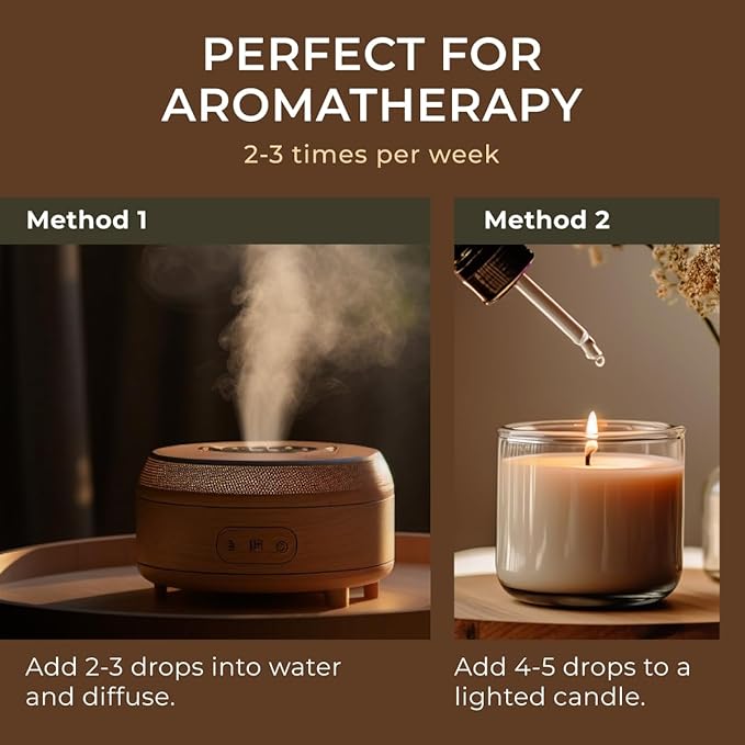 Gya Labs Lavender Essential Oil for Diffuser - 100% Pure Natural Lavender Oil for Skin, Hair, Massage, Candle Making & Aromatherapy (1.02 Fl Oz)