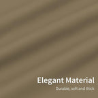 Easy-Going Blackout Curtains for Bedroom, Solid Thermal Insulated Grommet and Noise Reduction Window Drapes, Room Darkening Curtains for Living Room, 2 Panels(46x84 in, Tan)
