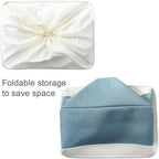 TheWarmHome Storage Baskets for Organizing - Extra Large 3 Pack 17x14x10 inch Storage Bins for Shelves Closet Nursery Bathroom Bedroom Baby Clothes Dog Toy Home Organization (White & Green)