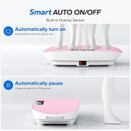 MERACH Vibration Plate Exercise Machine, Whole Body Workout Equipment for Women, Bluetooth and Silicone Pedal, Vibration Plate with Auto Mode, Vibrate Fitness Platform for Home