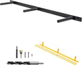 Heavy-Duty Floating Shelf Bracket, Hidden Shelf Bracket for Fireplace Mantel and Shelves, if Installed on Studs, max-Load of 210 pounds, 38 inches, (with Premium Build kit)