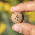 Travel Cork Massage Ball | Lightweight, Sustainable Alternative to Lacrosse Ball for Muscle Pain Relief (Extra Small 0.75 Inch (Pack of 3), Sanded Cork)