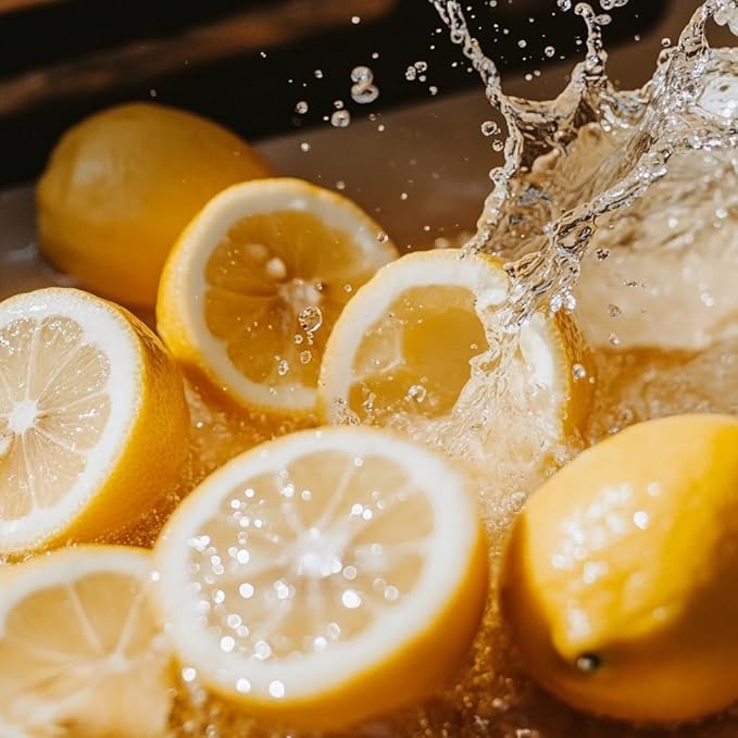 1OAK Soy Wax Fresh Lemon Candle - Citrus Candles for Home, Kitchen, & Summer - Fruity Candles Scented - Long Burning Premium - Hand-Poured (7oz.)