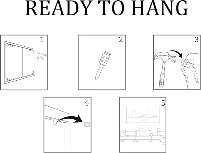 Framed Abstract Wall Art Blue Modern Art Wall Decor Artwork For Living Room Huge Wall Canvas Office Pictures For Navy Gold Modern Decorations For Bedroom Size 24x48in