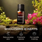 Gya Labs Rosewood Essential Oil for Skin - 0.34 Fl Oz - 100% Pure Natural Rosewood Oil for Diffuser & Aromatherapy, Massage, Candle Making Scent