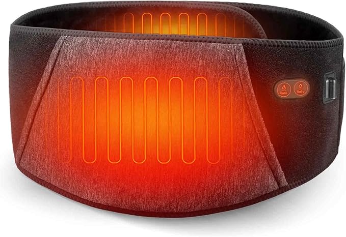 Heated Waist Belt, Heating Pad for Low Back and Belly, Holiday Gift,Women’s Cordless Heating Belt for Period Cramps - Rechargeable & Slim Design