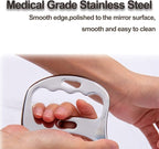 Stainless Steel Gua Sha Scraping Massage Tool-Muscle Scraper - Soft Tissue Mobilization,Physical Therapy for Back, Legs, Arms (2 PCS)