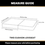 PrinceDeco Velvet Couch Cushion Cover Stretch Cushion Slipcover for Chair Loveseat Sofa Furniture Protector Seat Cushion Sofa Cover (Each Width Up to 29.5", Navy)