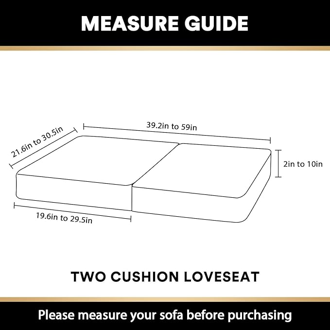 PrinceDeco Stretch Velvet Couch Cushion Covers for Individual Cushions Sofa Cushion Cover Seat, Sofa Covers Washable, Couch Seat Cushion Covers for Sectional (2 Pieces, Grey)