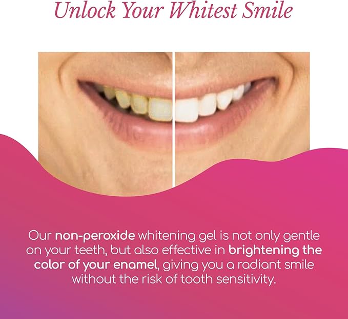 Smilesaver Peroxide-Free Teeth Whitening Pen – Long-Lasting, Gentle Formula for Sensitive Teeth – Portable Stain Remover Pen for a Radiant Smile – Easy-to-Use Oral Care Product for Brighter Enamel