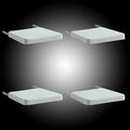 Chair Cushion for Dining Chairs with Ties 4 Pack Non Slip Memory Foam Kitchen Room Chair Pads 17x16 Inch, Beige