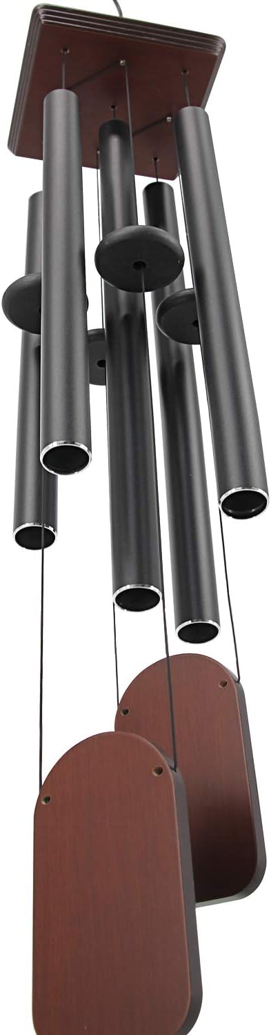 ASTARIN Large Wind Chimes Outdoor 48 Inch Sympathy Wind Chime with 5 Heavy Aluminum Tubes Tuned Soothing Melody, Memorial Wind Chimes for Outside Decoration (Patio, Garden, Yard)