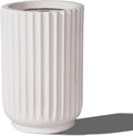 Classic Roman Column Style Planter | 20" Tall | Black & White Options | Ideal for Entrance & Living Room Corner | Durable Fiberglass Composite