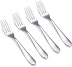 VANRA 4-Piece Children Forks Set Stainless Steel Kids Dinner Forks Child Silver Cutlery Set 5.7-inch (4 forks)