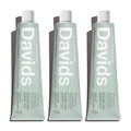 Davids Fluoride Free Toothpaste, Teeth Whitening, Antiplaque, SLS (Sulfate) Free, Promotes Enamel Health, Mouth & Gum Detox, EWG Verified, Natural Peppermint, 5.25oz (3 Pack)