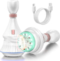 KTS Smart Cupping Therapy Set with Clean Base, 4-in-1 Electric Cupping Therapy Massager, Multi-Function Vacuum Therapy for Pain Relief, Blood Circulation