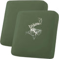 hyha Waterproof Couch Cushion Covers, Stretch Sofa Couch Seat Slipcover for Dog Washable, Non-Slip Waterproof Outdoor Cushion Covers for Patio Furniture Replacement (2 Pieces, Bronze Green)