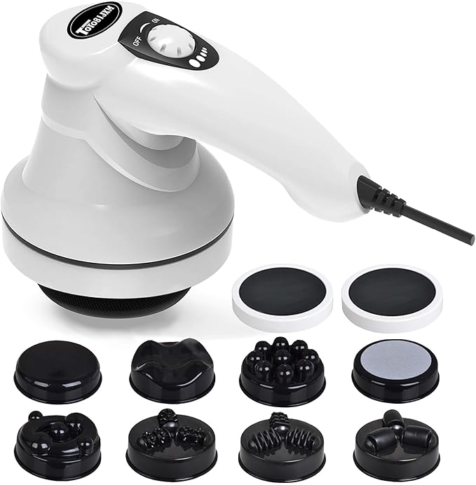 Cellulite Massager – Body Sculpting Machine with Lymphatic Drainage & Skin Tightening for Belly Butt Stomach Legs Arms Fat, Lipo Roller Massager After Surgery, Widearea & Adjustable Speed.