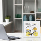 Lemon Decor Summer Decorations Hello Sunshine Wooden Sign Rustic Home Decor 5 x 5 Inches