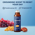 Frankincense Essential Oil Roll-On 10 ml - Pure, Natural Oil with Grapeseed for Aromatherapy & Skin Care - Nexon Botanics