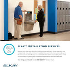 Elkay EZS8L ELKAY COMMERCIAL Wall Mount Cooler ADA Light Gray Granite